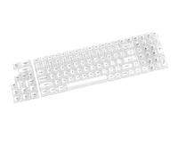Capuchons de touches transparents de taille standard 115 touches, faciles à remplacer, forte durabilité, pour clavier mécanique, toucher confortable