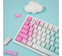 Capuchons de touches Y2K colorant-Sub PBT, lumière latérale, profil Cherry, espagnol, français, allemand, russe, pour clavier mécanique, cadeau de Festival 75 Côté