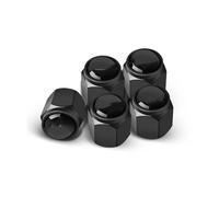 Capuchons de Valve de Pneu pour Aston pour Martin DBS Superleggera DB5 DB9 One-77 Capuchon De Tige Valve Pneu Voiture Couvercle Roue(5pc-Silver)