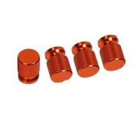 Capuchons de Valve de Pneu pour Geely pour Atlas pour Coolray pour Emgrand EC7 EC8 X7 EX7 CK2 CK3 GL GS Bouchons Valve Pneu Roue Voiture Couvercles Tige(Orange)