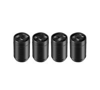 Capuchons de Valve de Pneu pour Opel pour Astra pour Insignia Bouchons De Valves Pneus Voiture Couvre Auto(D- Black)