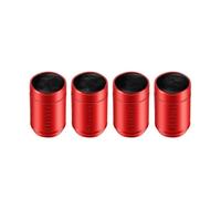 Capuchons de Valve de Pneu pour Opel pour Astra pour Insignia Bouchons De Valves Pneus Voiture Couvre Auto(D- Red)