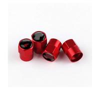Capuchons de Valve de Pneu pour Tesla pour Modèle pour Y 3 2017-2023 Bouchons De Valve Pneu Roue Couvercle Tige(Red-B)