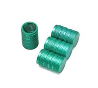 Capuchons de Valve de Pneu pour Voiture Moto Vélo 4 Pièces Bouchon De Valve Pneu Anti-poussière Couvert Tube Universel(Green)