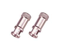 Paire de bouchons demonte obus granite design juicy nipple presta rose