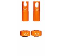 Capuchons de valve Peaty's MK2 Chris King Orange