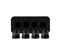 Capuchons de Valve pour Pneus 4 Bouchons de Valve de Roue en Forme de Chat | Cache-Tige Anti-Poussière pour Auto Moto Camion Tout-Terrain Course Trajets Urbains Montagne Plein