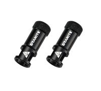 Capuchons de valves demonte obus Granite Design CNC Noir