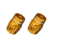 Capuchons de valves Granite Design CNC Schrader/Demonte Obus Juicy Nipples (x2) Doré