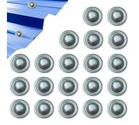 Capuchons de vis de toiture,20 Pièces Pose Facile Protection Intempéries - Capuchons de Vis pour Toiture Métallique | Pour Propriétaires Professionnels Grange Abri Camping-Car Extérieur Bardage Garage