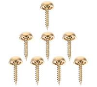 Capuchons de Vis Décoratifs en Laiton Vis Auto-taraudeuses 8 Pcs