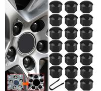 Capuchons d'écrou de roue de voiture antirouille, couvercles de protection, couvercle de vis de moyeu automatique, décoration de 2,2 d'écrou de roue automatique, 20 pièces par ensemble, 21mm, 19mm,