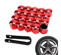 Capuchons D'écrous De Pneu De Voiture - Ensemble De 20 Cache-écrous De Roue, Capuchons De Protection De Boulons De Roue De 17 Mm, 19 Mm, 21 Mm, Protection Durabl De Jante Extérieure | Avec Outil De R