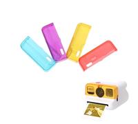 Capuchons d'objectif compatibles avec Polaroid Go 1/Go 2, coque de protection colorée en polycarbonate résistant aux rayures, réglage de la tonalité multicolore pour appareil photo instantané