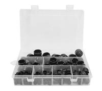 Capuchons Écrou Hexagonal 145 Pièces, En Caoutchouc, Tailles M4 à M12, Protection Durable et Anticorrosion - Idéal pour Automobile, Bricolage et Moto