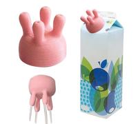 Capuchons en Carton de Vache | Capuchon pour Bouteille de Lait | Boxed Milk Reverse | Capuchon en Carton de Vache pour Bouteilles de Lait Portables