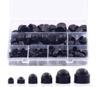 Capuchons Nylon PA66 160pcs Anti-Rouille Capuchons Nylon PA66 | PA66 haute résistance, finition , protège contre eau et saleté, usage pour intérieur extérieur
