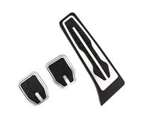 Capuchons Pedale Pour BMW Pour X5 Pour X6 F15 F16 E70 E71 E72 M 2008-2018 AT LHD Acier Inoxydable Accélérateur Frein À Gaz Repose-pieds Pédale Pad Intérieur Couverture Repose-Pied(MT)