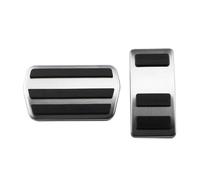 Capuchons Pedale Pour Ford Pour Focus 2019+ LHD Modification Pédale De Repos Pédale De Frein À Gaz En Acier Inoxydable Intérieur Couverture Repose-Pied(AT Pedal cover)