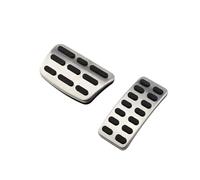 Capuchons Pedale Pour Hyundai Pour Accent Solaris Pour I20 2011-2016 Pour Creta IX25 Auto Pedal Cover Acier Inoxydable Voiture Pédales Pad Intérieur Couverture Repose-Pied(AT Without Rest)