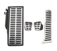 Capuchons Pédales Couvre-pédales Acier Inoxydable Antidérapant sans Perceuse pour VW pour Passat pour B6 pour B7 pour CC pour Skoda pour Superb AT LHD