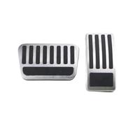Capuchons Pédales Pédales pour BYD | Couvre-pédales AT en acier inoxydable, ensemble de garniture EV en caoutchouc antidérapant à clipser 2 pièces Housse Pédale