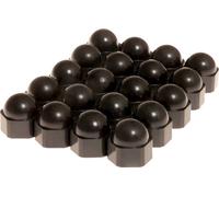 Capuchons pour écrous de roues HP Autozubehör Rallye-Caps Schwarz 19 mm - 20 Stck