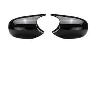 Capuchons Rétroviseur Voiture 1 Paire De Couvercles De Rétroviseurs Latéraux De Rechange pour BMW E90 E91 E92 E93 E81 E87 E82 E88 Série 3 1 M Accessoires Retroviseur Exterieur Voiture Couvercle(Blac)