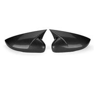 Capuchons Rétroviseurs Pour VW Pour Polo MK5 6R 6C 2009-2017 ABS Rétroviseur Latéral Aile Caches Coque Garniture OX Corne Style Extérieur(One Size)