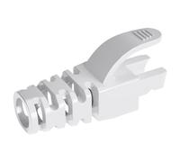 Capuchons RJ45 Cat 5 CAT6 manchon de protection RJ-45 CAT6 CATinspectés Capuchon adaptateur Câble réseau Ethernet Fiches de connecteur - Type White-10pcs