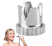 Capuchons universels pour aérographe - accessoire de buse couronne 180 ml, équipement de pulvérisation en métal | Atomisation de peinture professionnelle Conception détaillée Travail fin Unité de stab
