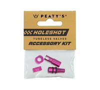 Capuchons valves Tubeless Peaty's Holeshot Fast Flow Violet