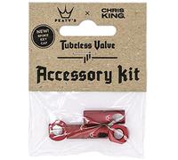 Capuchons valves Tubeless Peaty's MK2 Chris King, Red