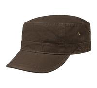 CapUniverse Casquette Urban Army Femme/Homme - Cuba en Coton avec Visiere, Ferme a l’Arriere Automne Printemps Hiver Ete Printemps-ete - L/XL (58-61 cm) Marron