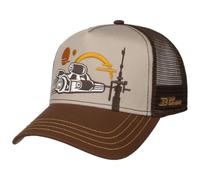 CapUniverse Casquette Trucker Spaceship Femme/Homme - de Baseball Mesh Snapback, avec Visiere, Visiere Printemps-ete Printemps Ete Automne Hiver - Taille Unique Marron