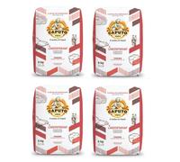 Caputo Cuoco Chef Lot de 4 farines de blé souple type 00 5 kg