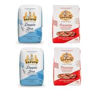 Caputo Lot de 2 sachets Classica 1 kg / 2 pizzeria 1 kg - (total 4 sacs)