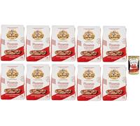 Wasa Original Lot de 3 crackers avec 100 % farine de seigle, tranches croustillantes avec farine de seigle entier, riches en fibres, 275 g + boîte italienne Gourmet Polpa di Pomodoro 400 g