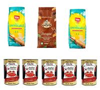 Wasa Original Lot de 3 crackers avec 100 % farine de seigle, tranches croustillantes avec farine de seigle entier, riches en fibres, 275 g + boîte italienne Gourmet Polpa di Pomodoro 400 g