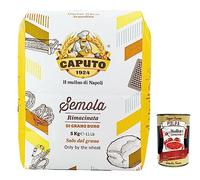 Caputo Semoule de blé dur - Semola di grano duro rimacinata 5 kg + Polpa Italian Gourmet polpa 400 g