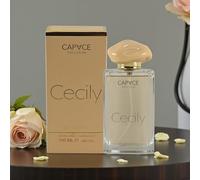 CAPVCE Exclusive Cecily Eau de parfum 100 ml, parfum floral oriental pour femme, avec jasmin et vanille
