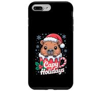 Capy Holidays Chapeau de Père Noël Capybara Coque pour iPhone 7 Plus/8 Plus