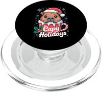 Capy Holidays Chapeau de Père Noël Capybara PopSockets PopGrip pour MagSafe
