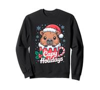 Capy Holidays Chapeau de Père Noël Capybara Sweatshirt