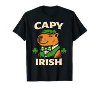 Capy Irish Capybara St. Patrick's Day Celebration T-Shirt