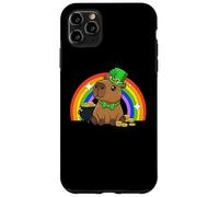 Capy Saint Patricks Day St Paddy's Green Shamrock Capybara Coque pour iPhone 11 Pro Max