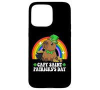 Capy Saint Patricks Day St Paddy's Green Shamrock Capybara Coque pour iPhone 15 Pro Max