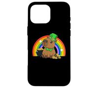 Capy Saint Patricks Day St Paddy's Green Shamrock Capybara Coque pour iPhone 16 Pro Max