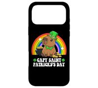 Capy Saint Patricks Day St Paddy's Green Shamrock Capybara Coque pour iPhone 17 Pro Max