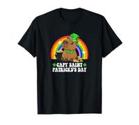 Capy Saint Patricks Day St Paddy's Green Shamrock Capybara T-Shirt